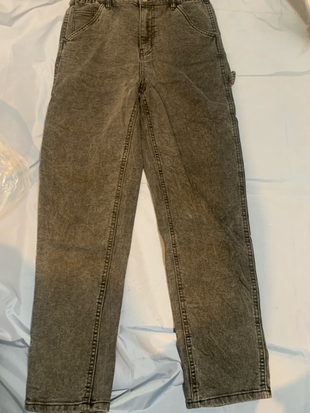 Ardene Black High-Rise Straight Jeans